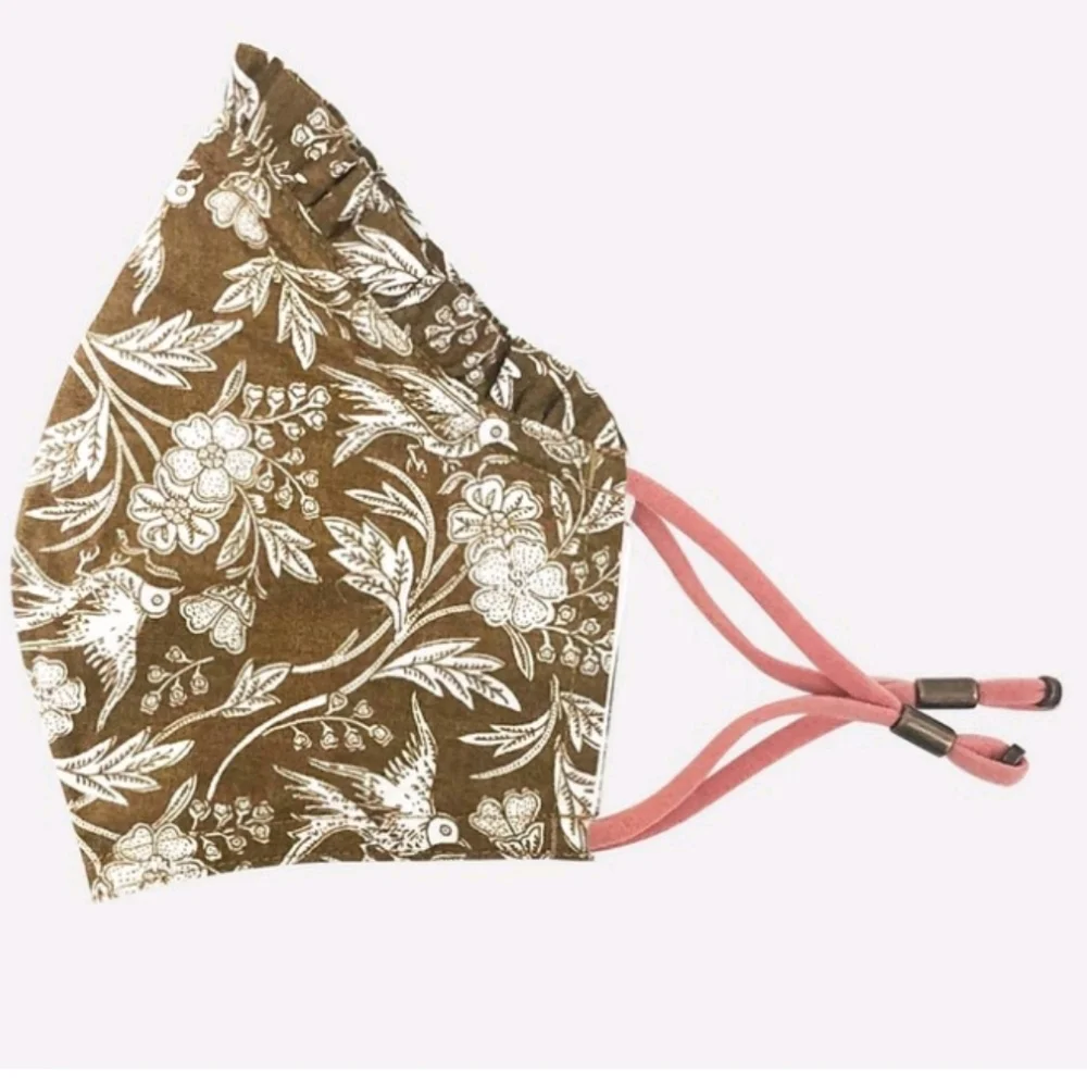 Universal Thread Ruffle Reuseable Face Mask & Hair Band